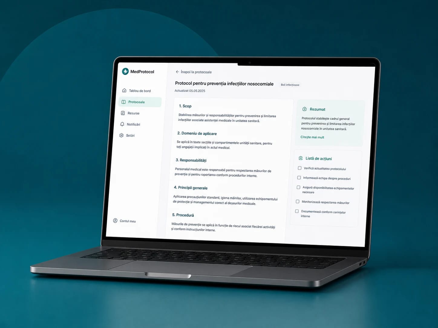 Protocol search and assistance features in the MedProtocol platform