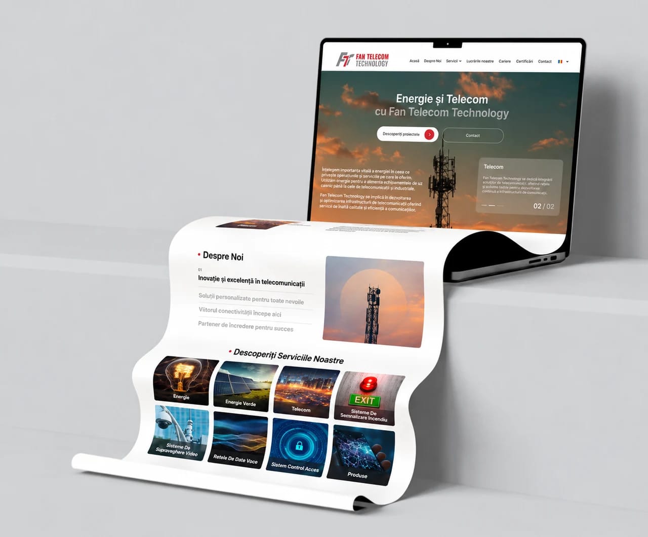 The Fan Telecom Technology website