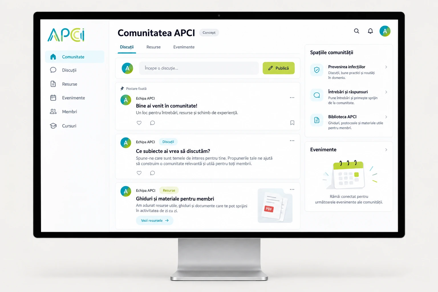 Association for Infection Prevention and Control (APCI), digital experience detail 3