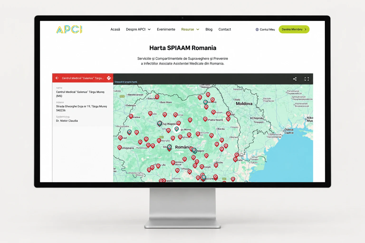 Association for Infection Prevention and Control (APCI), digital experience detail 1