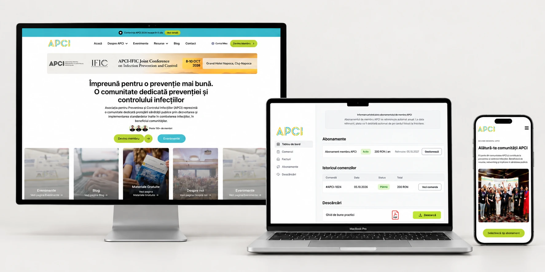 Association for Infection Prevention and Control (APCI), digital experience