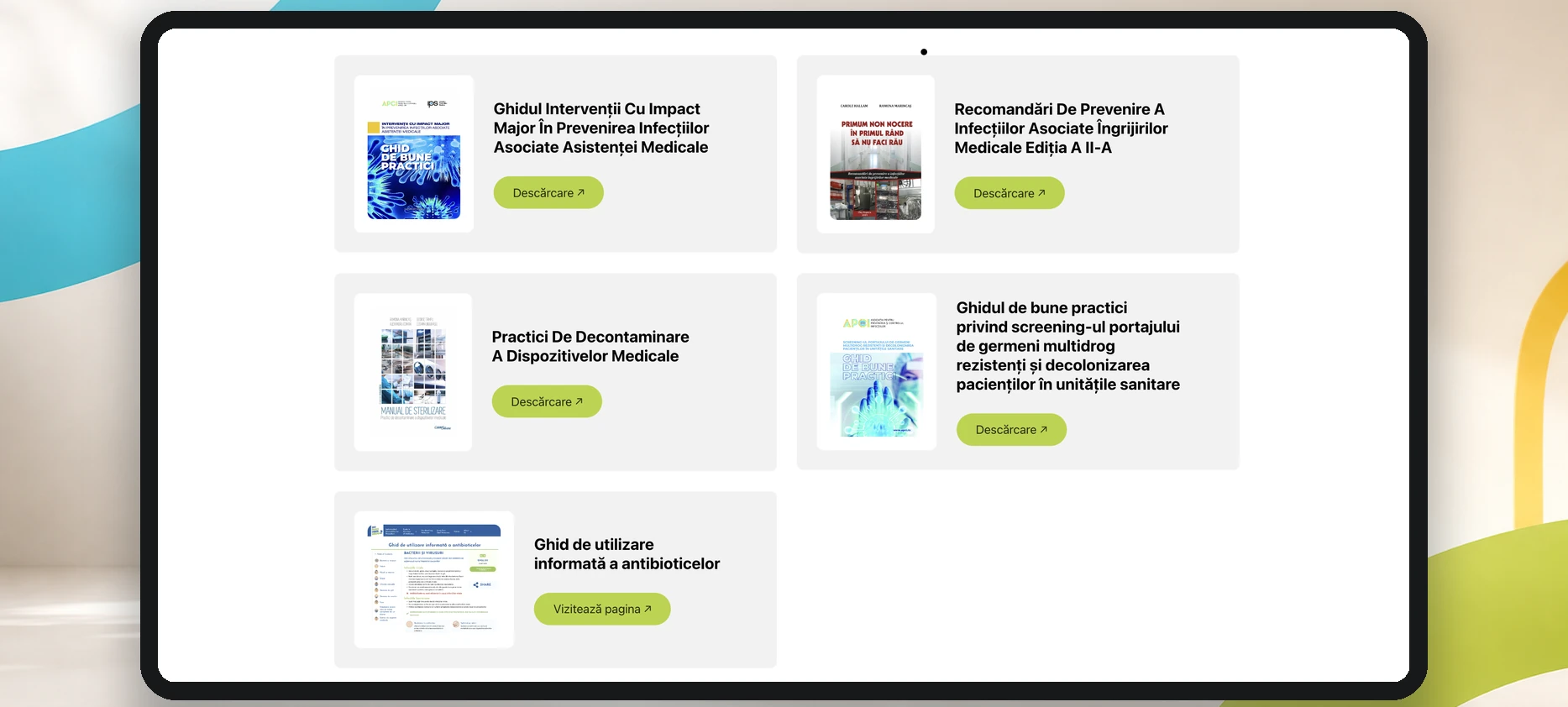 An organized resource library