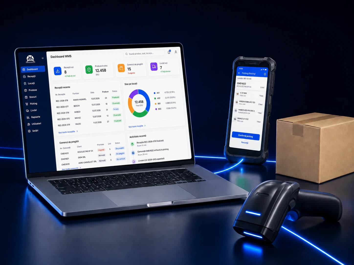 Center Electric, syncing across devices