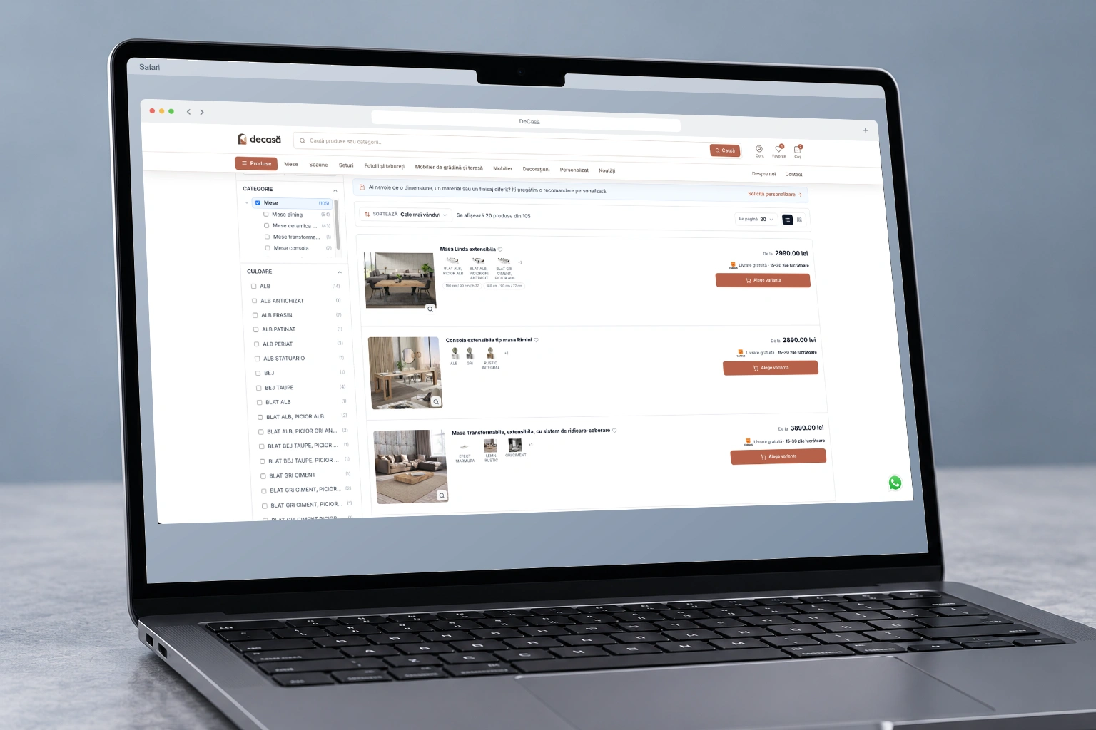 An experience reorganized around the buyer