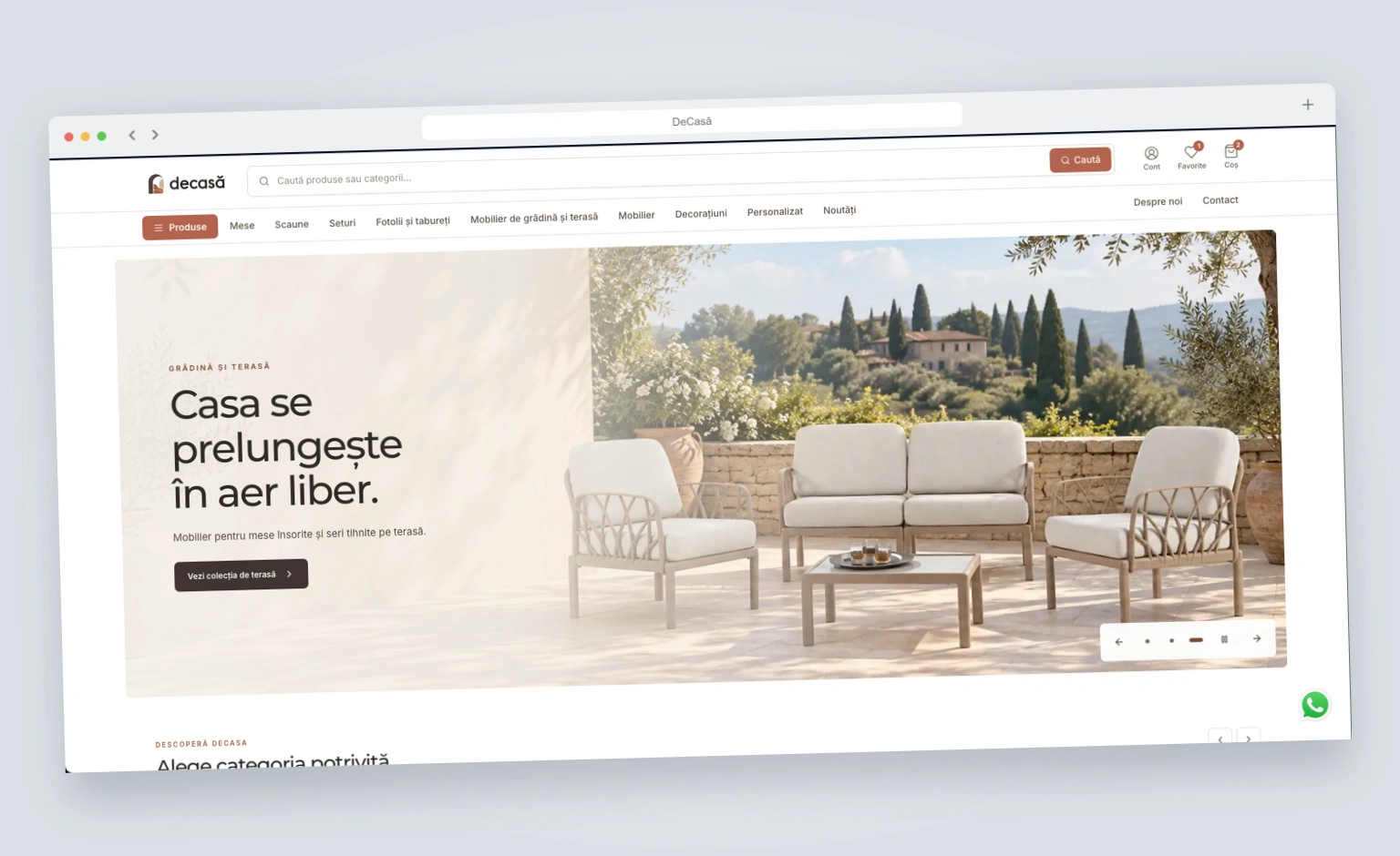 DeCasă, digital experience detail 3