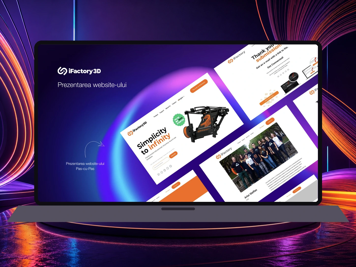 UI/UX design and web development