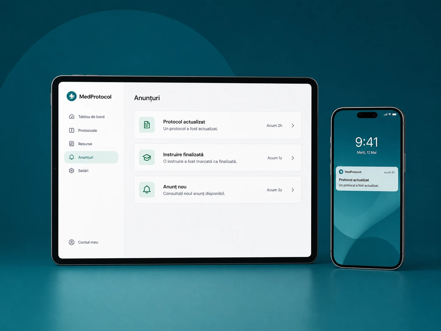 MedProtocol, syncing across devices