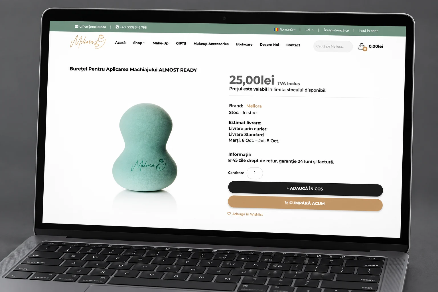 Premium product presentation