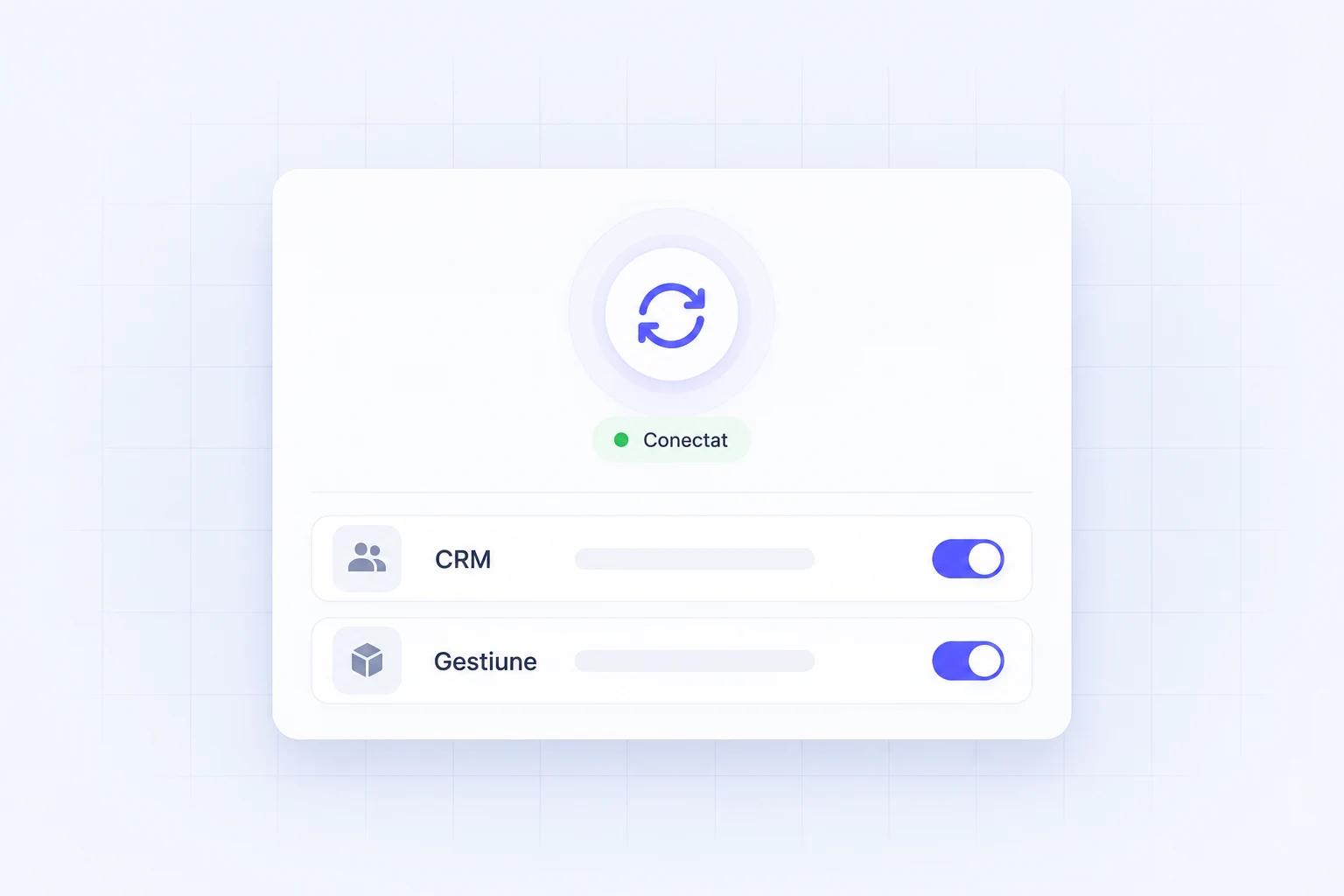 UI/UX illustration for connecting apps