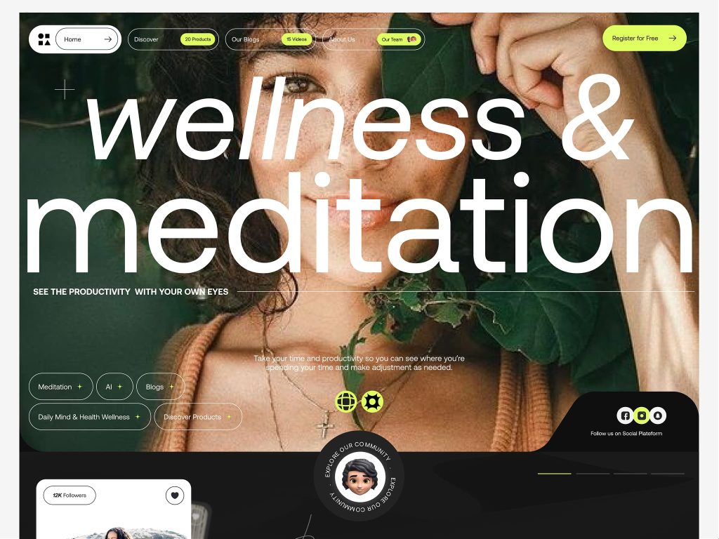 Wellness și meditație temă wordpress.