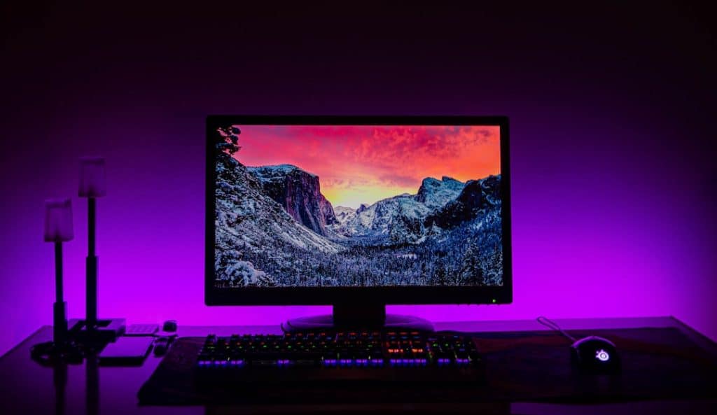 Photo Computer screen