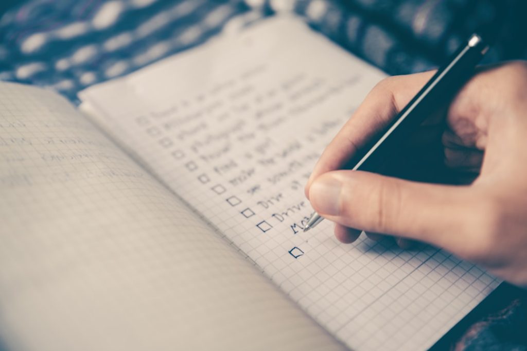 Photo Checklist template